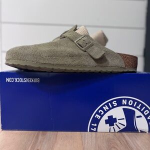 Birkenstock Boston Faded Khaki